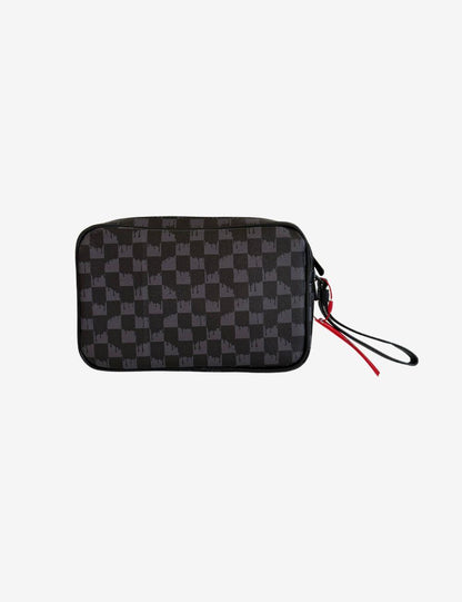 Pochette e beauty Sprayground nero drip check shark toiletry