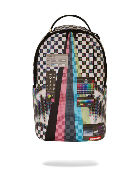 Zaino Sprayground bianco shark paradox dlxsv backpack