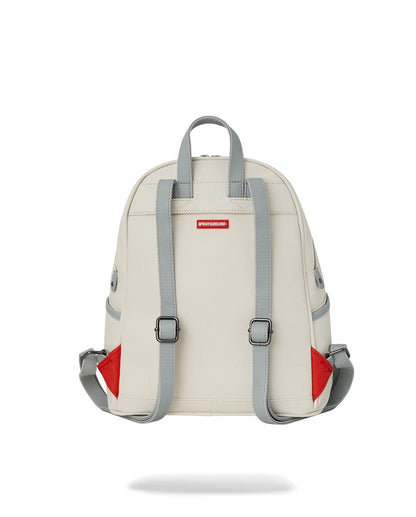 Zainetto Sprayground bianco cream check shark central savage backpack