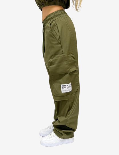 Pantalone Comme des Fuckdown cargo in nylon donna