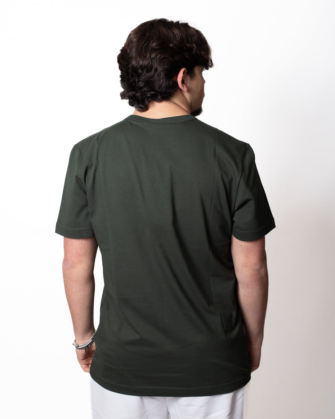 T-Shirt Colmar regular con logo militare uomo