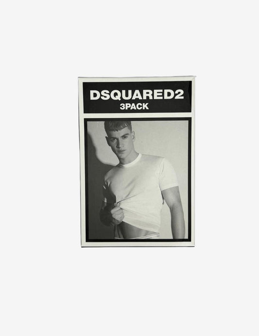 T-Shirt Dsquared2 3-pack multicolor con logo stampato