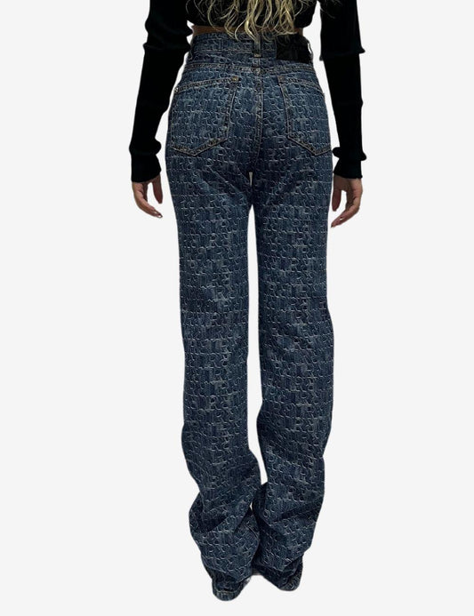 Jeans John Richmond con logo jacquard donna