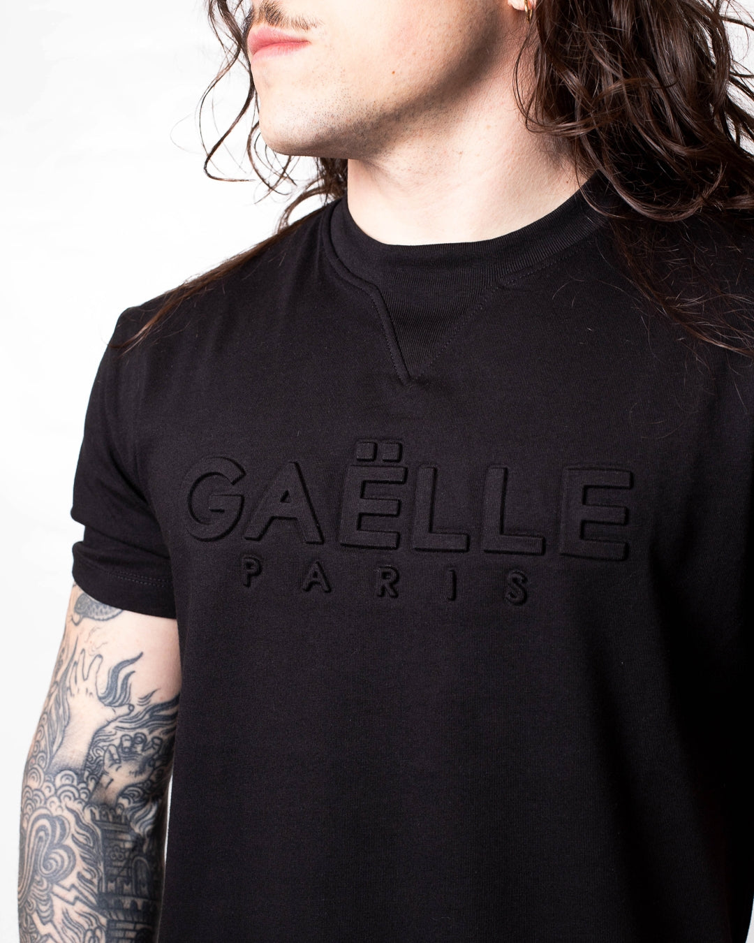 T-Shirt Gaelle con logo in rilievo uomo