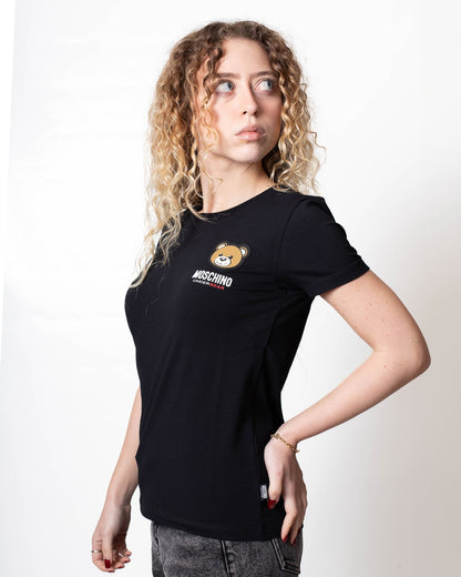 T-Shirt Moschino Underwear girocollo "Teddy Bear" donna