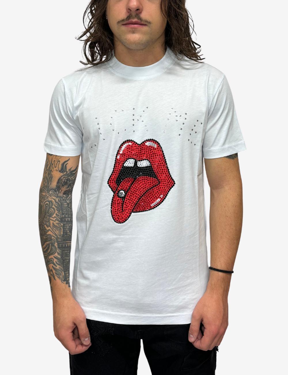 T-Shirt John Richmond "Lick Me" over uomo