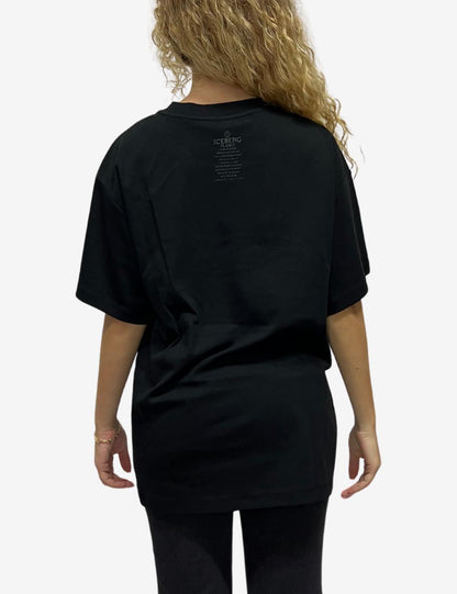 T-Shirt Iceberg con logo in rilievo donna