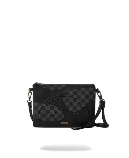 Pochette Sprayground nero dreamscape pochette clutch con tracolla