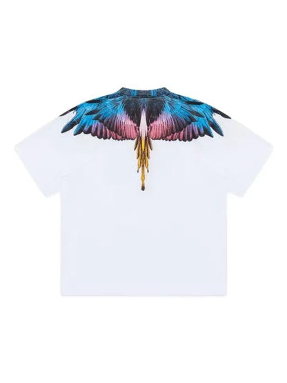 T-Shirt Marcelo Burlon "Icon Wings Basic white/pink" uomo