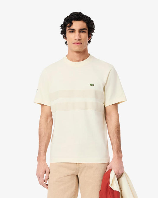 T-Shirt Lacoste con fasce in mesh uomo