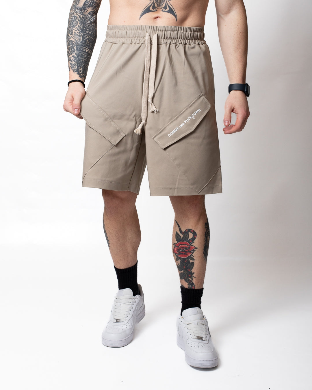 Bermuda Comme des Fuckdown cargo con logo uomo&nbsp;