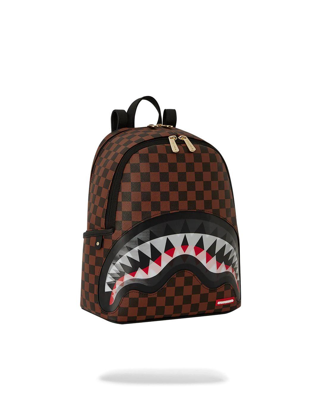 Zainetto Sprayground marrone  lenticular effects sharks in paris backpack