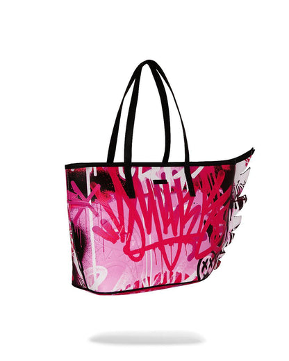 Borsa Sprayground fuxia afterglow skyglow wing tote