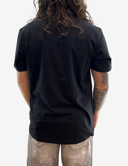 T-Shirt Just Cavalli con logo effetto camoscio uomo