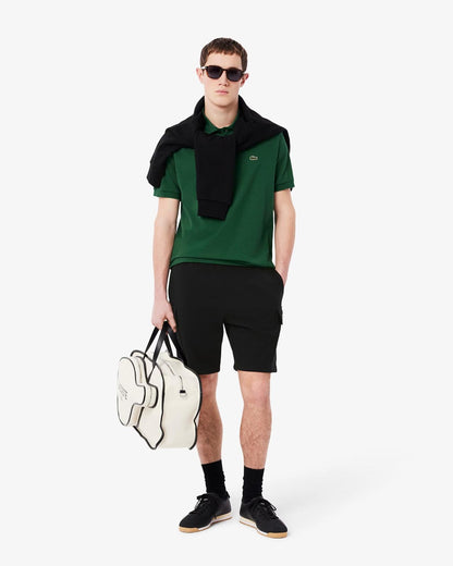 Bermuda Lacoste cargo in felpa uomo