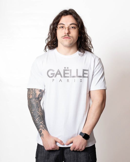 T-Shirt Gaelle con borchie uomo