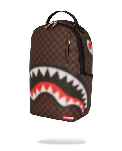 Zaino Sprayground marrone shark in paris blur  backpack