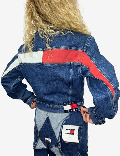 Giubotto Jeans Tommy Jeans crop donna