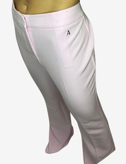 Pantalone Twinset Actitude chino con logo metallico donna