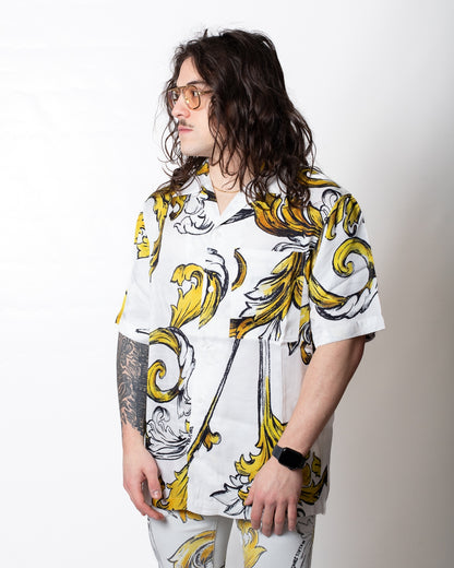 Camicia Versace Jeans Couture "Barocco Outline" all-over uomo