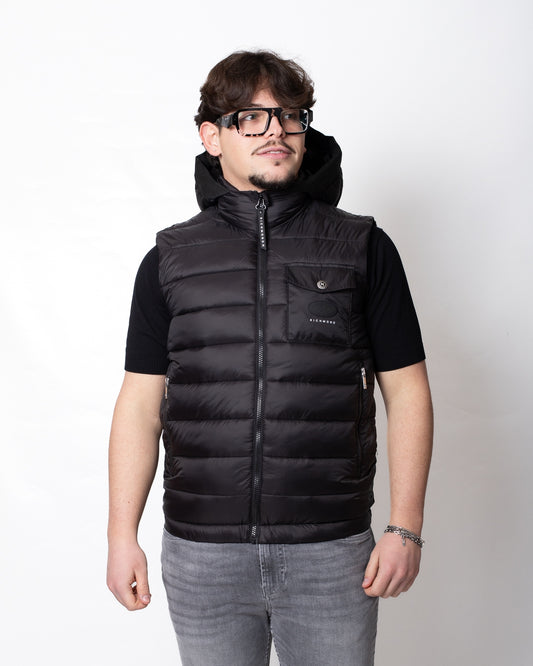 Gilet Richmond X con cappuccio e tasca uomo