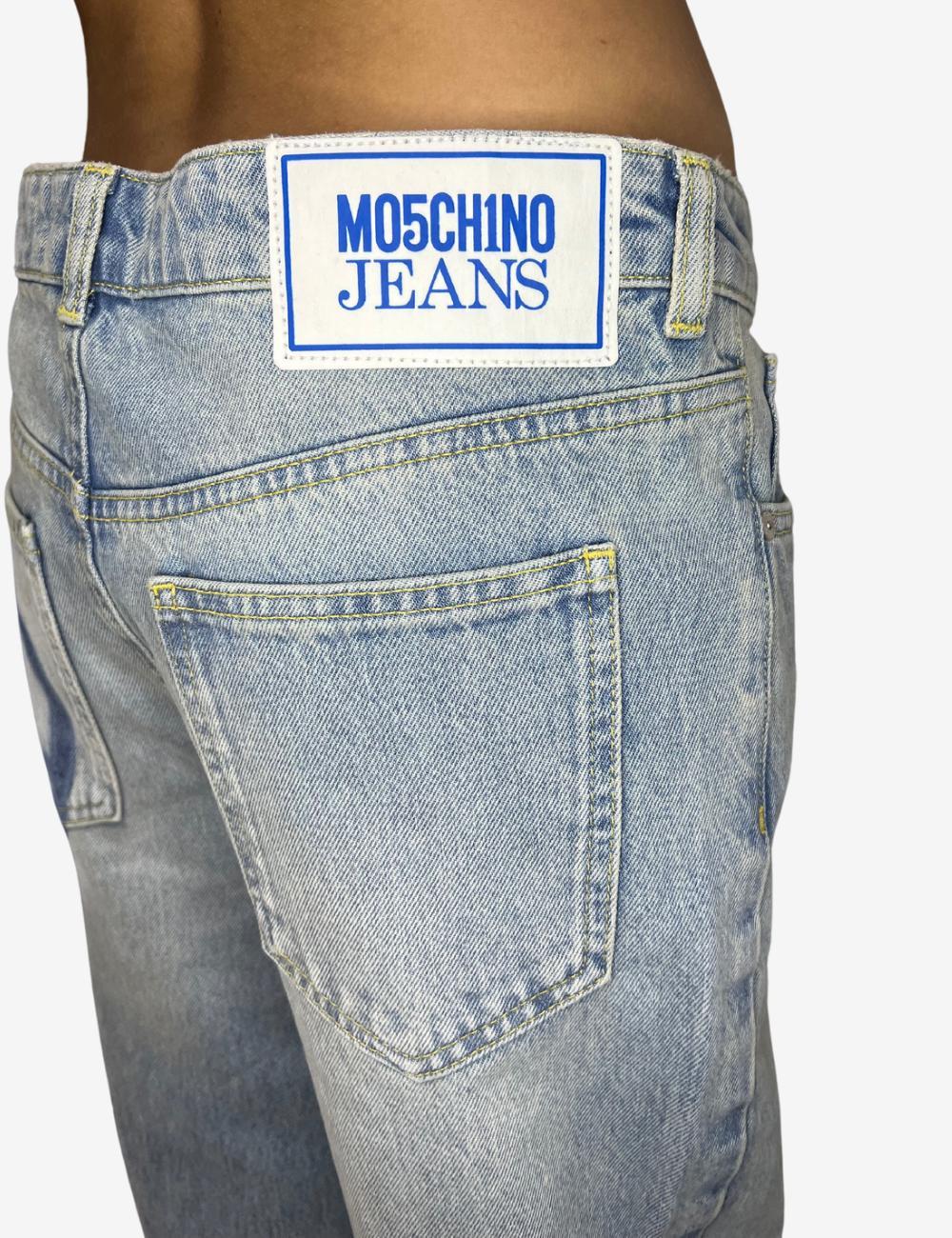 Jeans Moschino Jeans con logo Peace donna