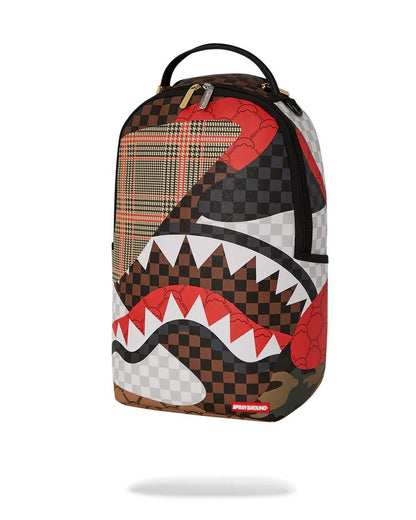 Zaino Sprayground marrone motif mayhem dlxsv backpack