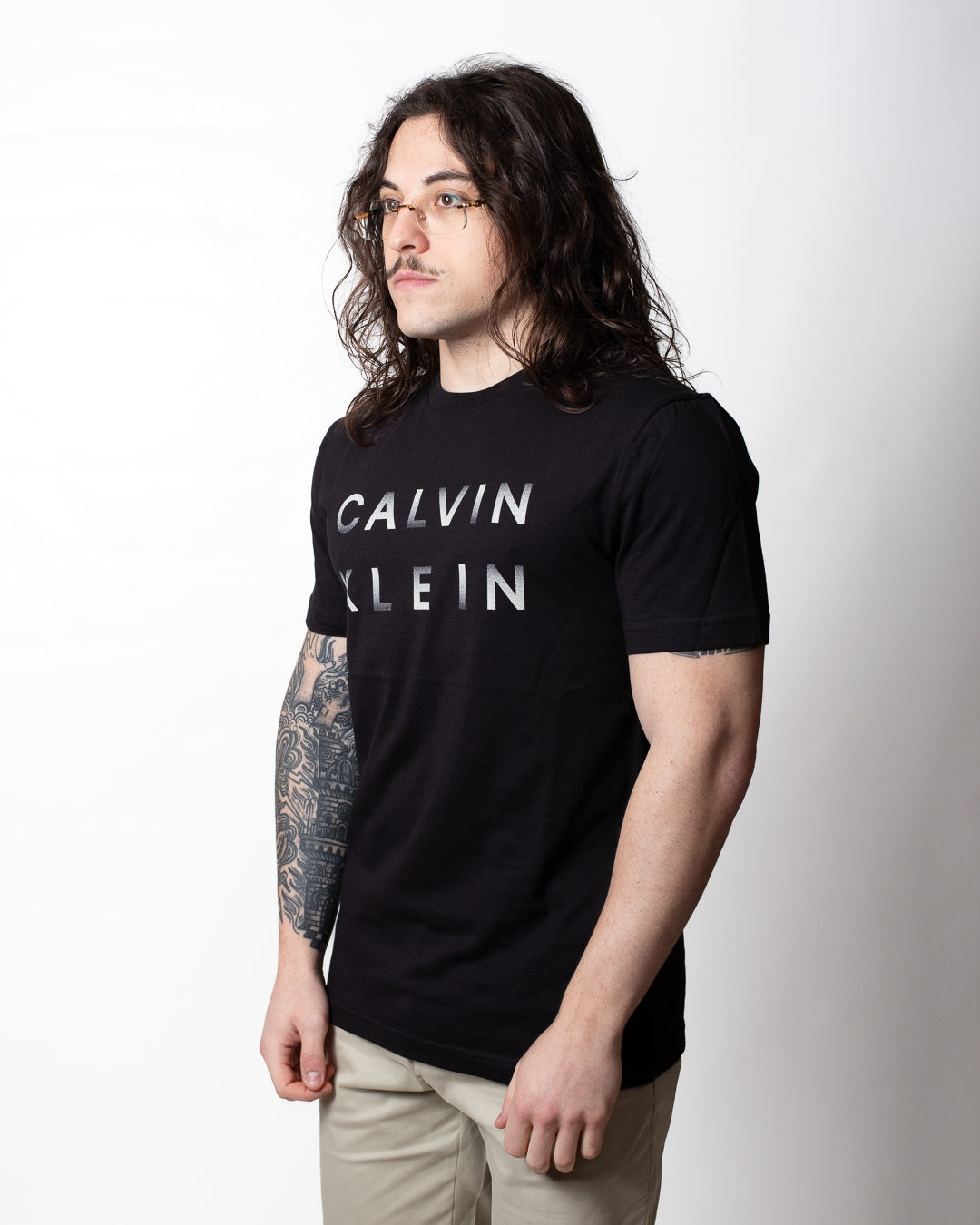 T-Shirt Calvin Klein con logo stampato uomo