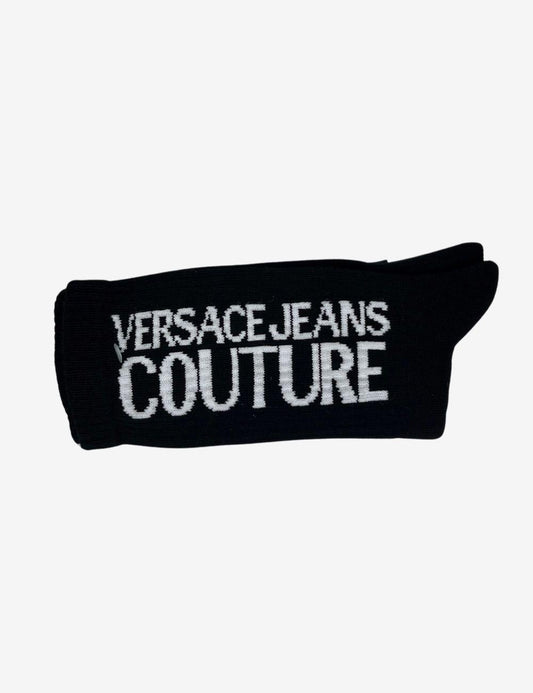 Calze Versace Jeans Couture logo orizzontale