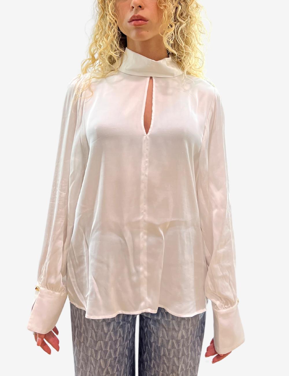 Blusa Nenette in viscosa con maniche ampie donna