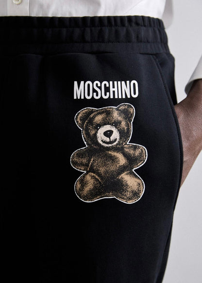 Pantalone Moschino "Teddy Bear" e logo uomo