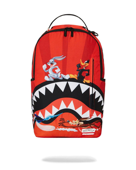 Zaino Sprayground rosso Looney Tunes shark run dlxsr backpack