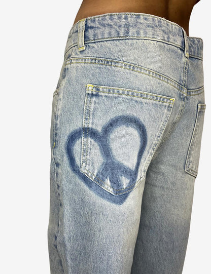 Jeans Moschino Jeans con logo Peace donna