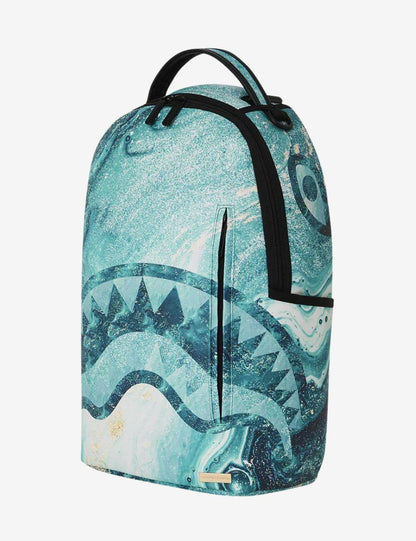 Zaino Sprayground blu blue liquid shark dlxsv backpack