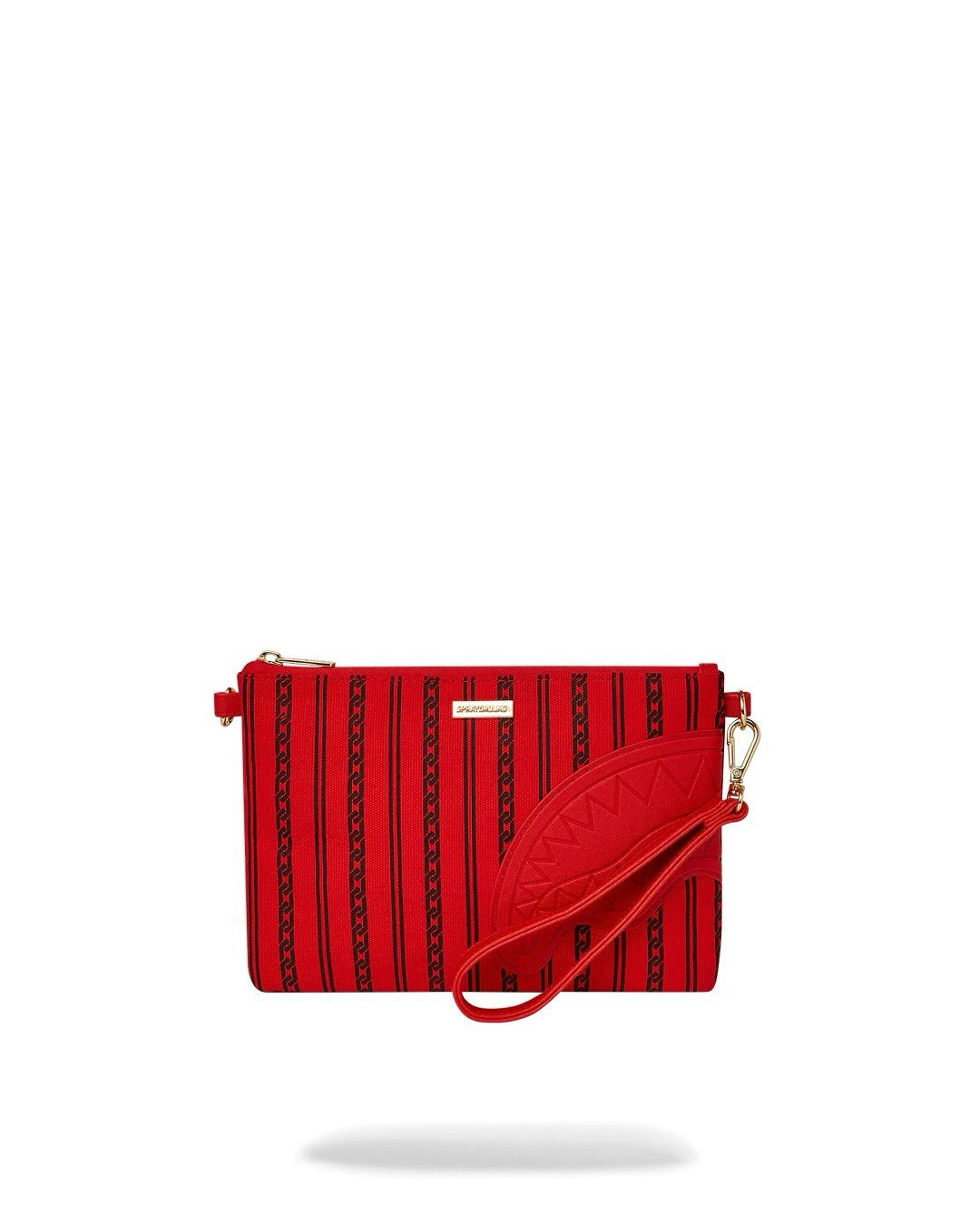 Pochette Sprayground rosso reverse sip 2.0 clutch con tracolla