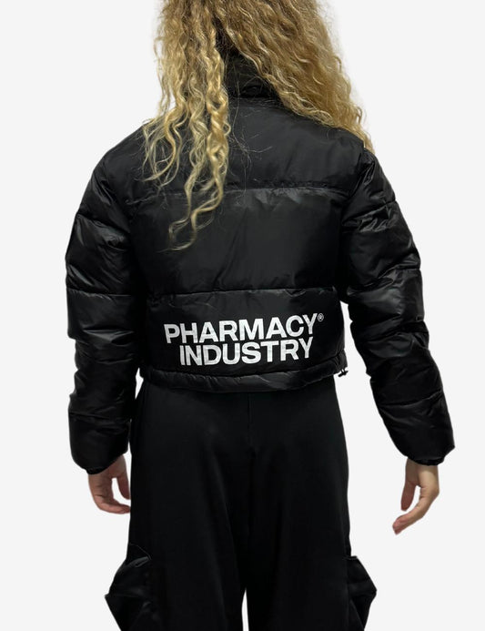 Giubbotto Pharmacy Industry crop logato donna