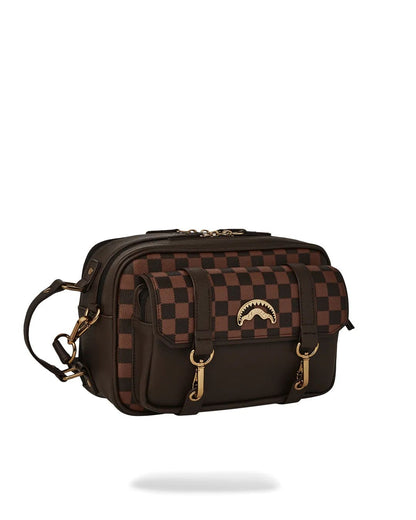 Pochette e beauty Sprayground marrone spec ops pixel emboss toiletry