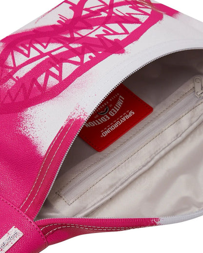 Marsupio Sprayground bianco pink vandal savvy crossbody