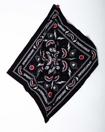 T-Shirt Sprayground "Black Bandana" e ricamo