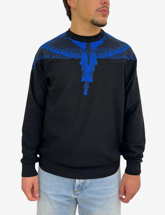 Maglia Marcelo Burlon girocollo "Icon wings" uomo