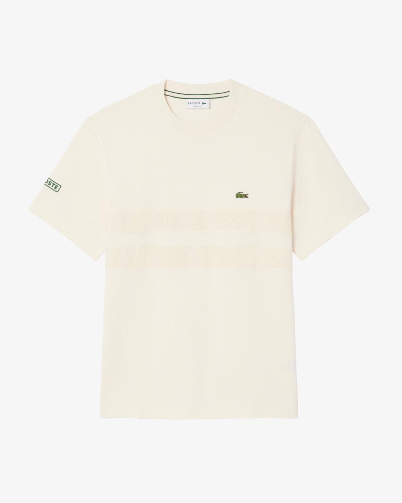 T-Shirt Lacoste con fasce in mesh uomo