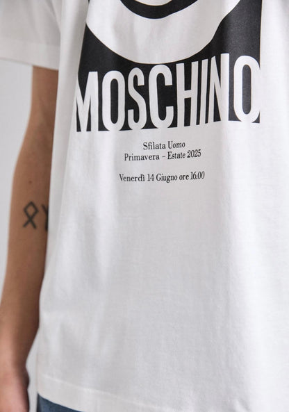 T-Shirt Moschino con maxi stampa "Smiley"