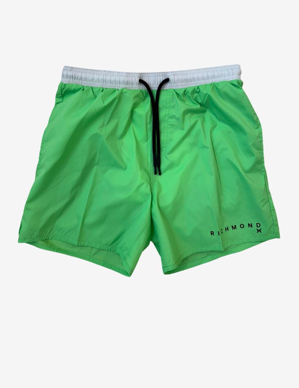 Costume boxer Richmond X bicolor con logo uomo