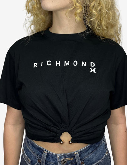 T-Shirt Richmond X con dettaglio arricciato donna