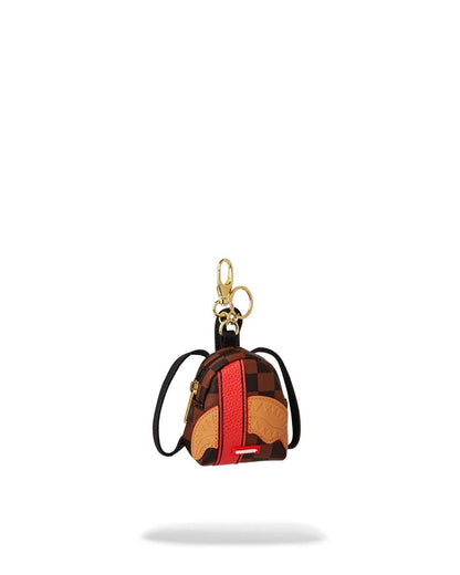 Portachiavi Sprayground marrone Henny Victory lap backpack keychain