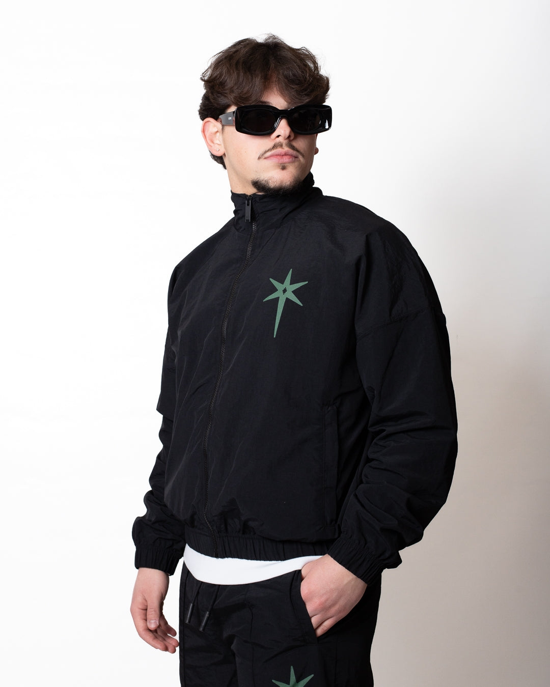 Giubbotto Marcelo Burlon in nylon "County Goth" uomo