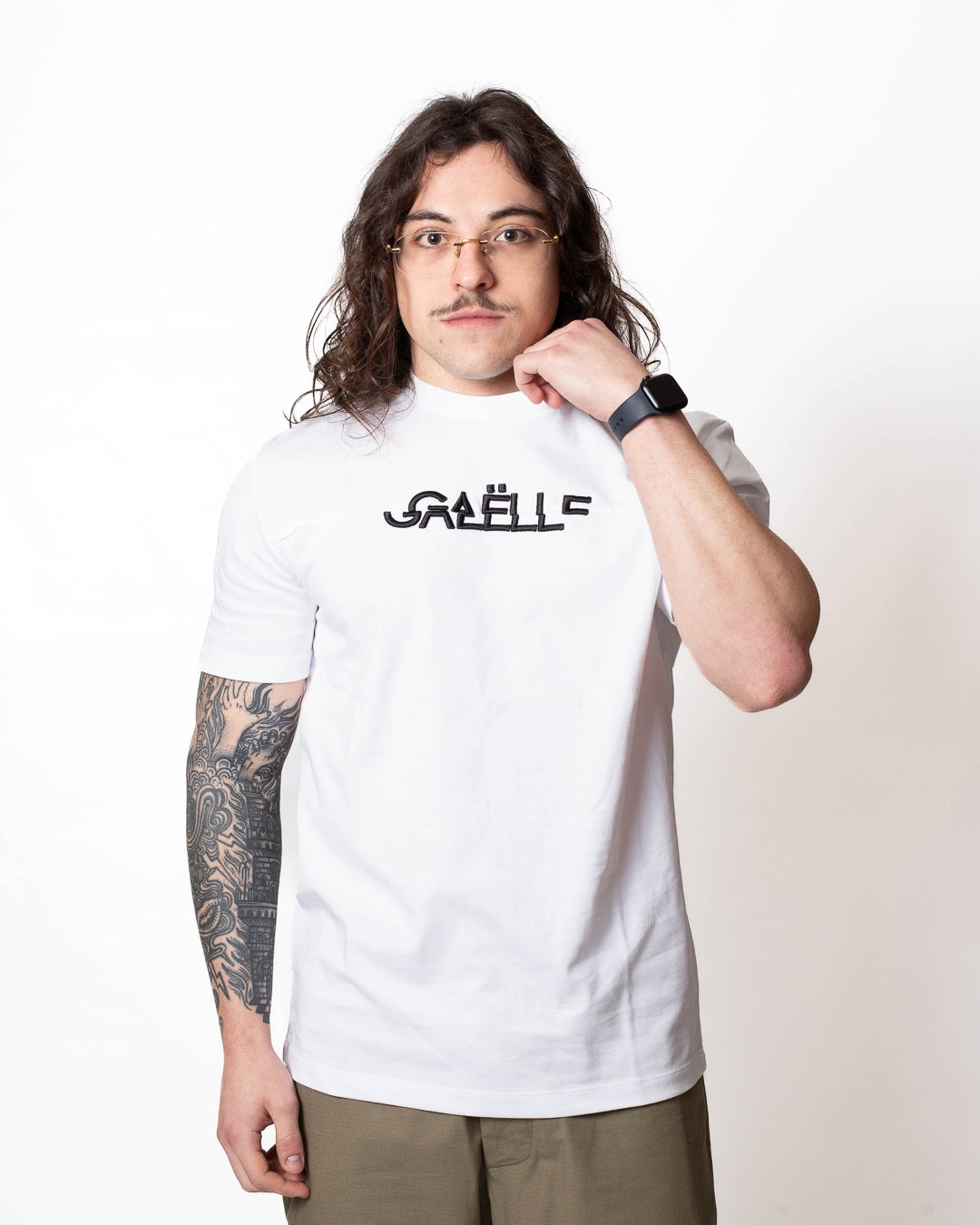 T-Shirt Gaelle ricamata uomo