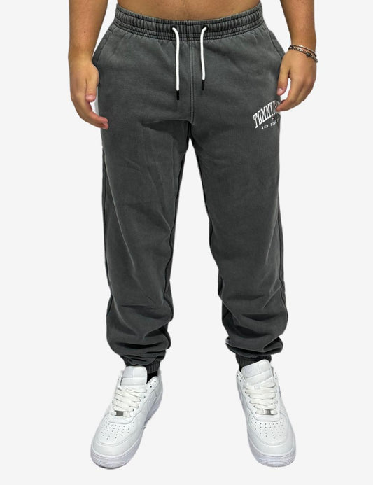 Pantalone Tommy Jeans in felpa con ricamo logato uomo