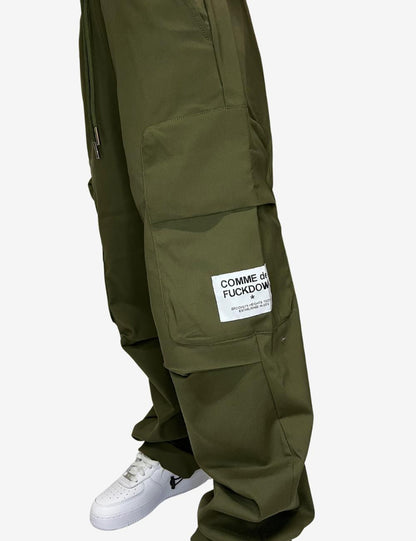 Pantalone Comme des Fuckdown cargo in nylon donna