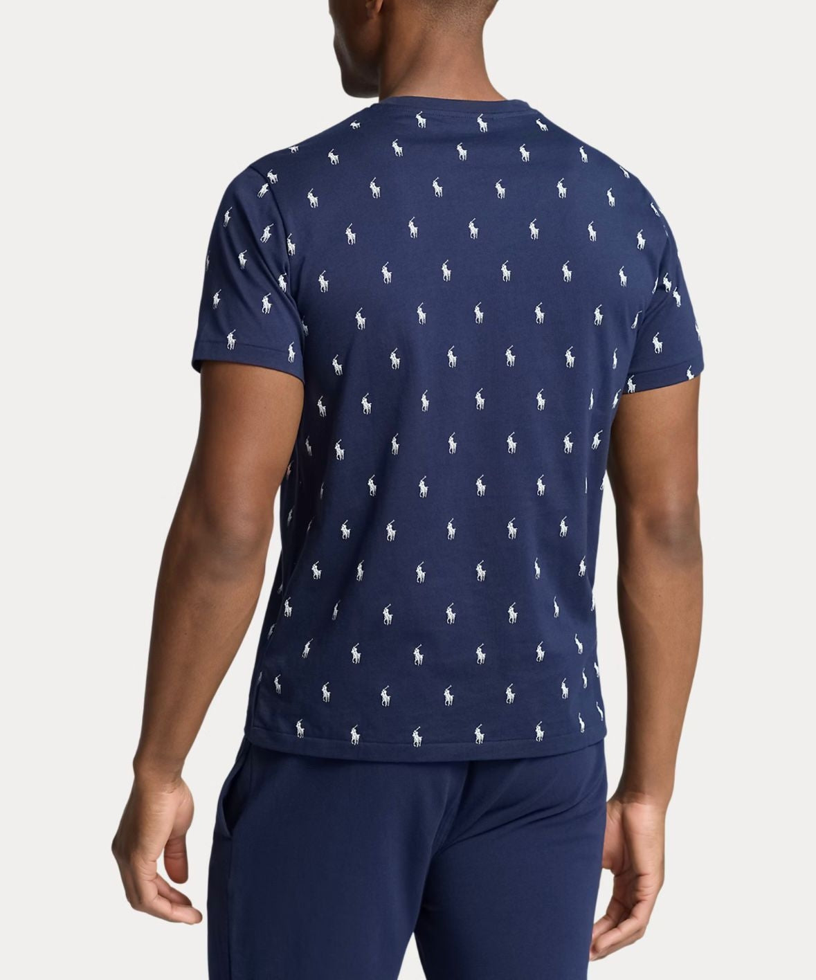 T-Shirt Polo Ralph Lauren con logo all-over uomo